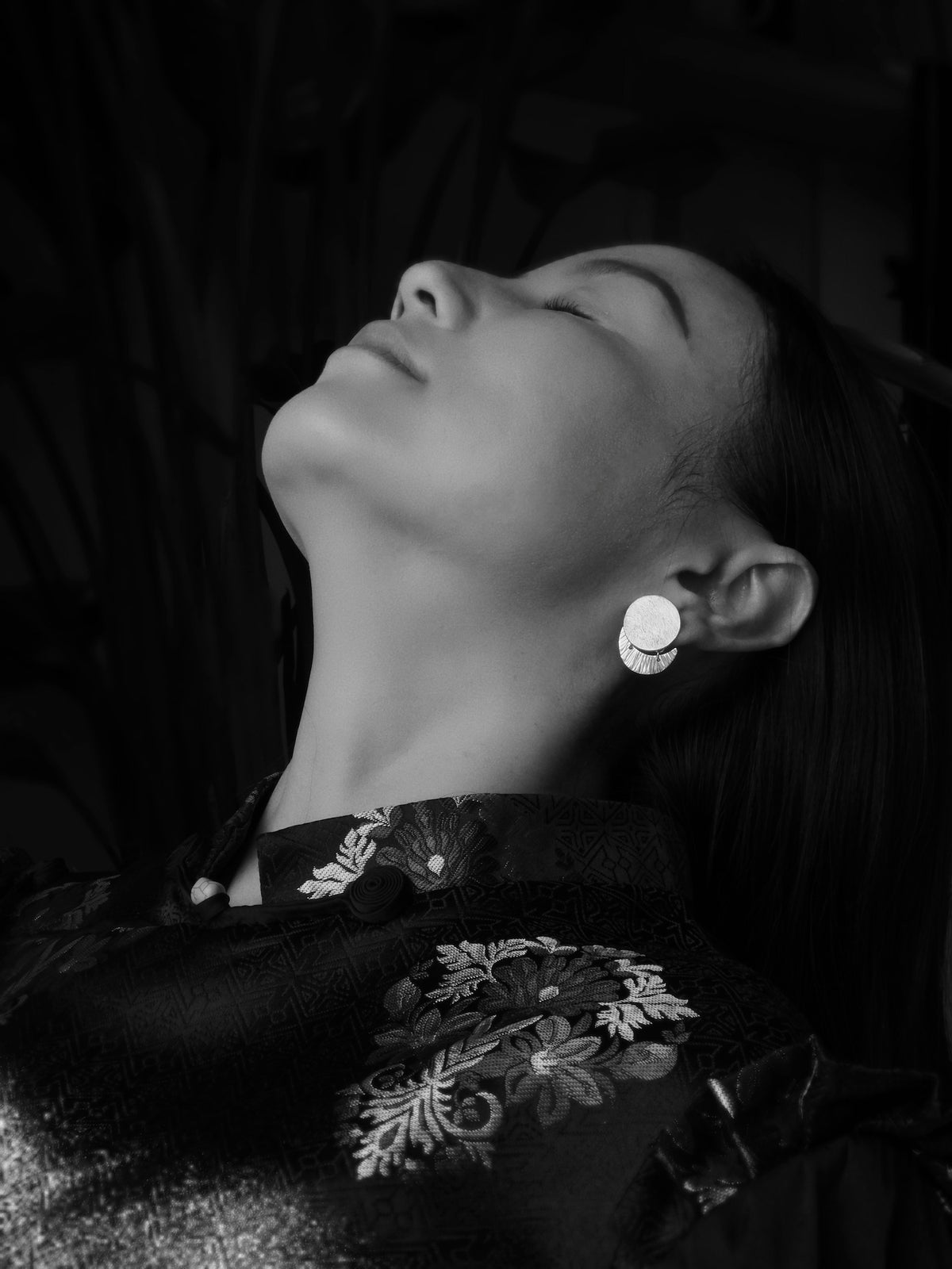 Nida Sun–Moon Earrings